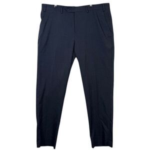 Michael Kors Navy Blue Textured Dress Pants Size 36 x 30